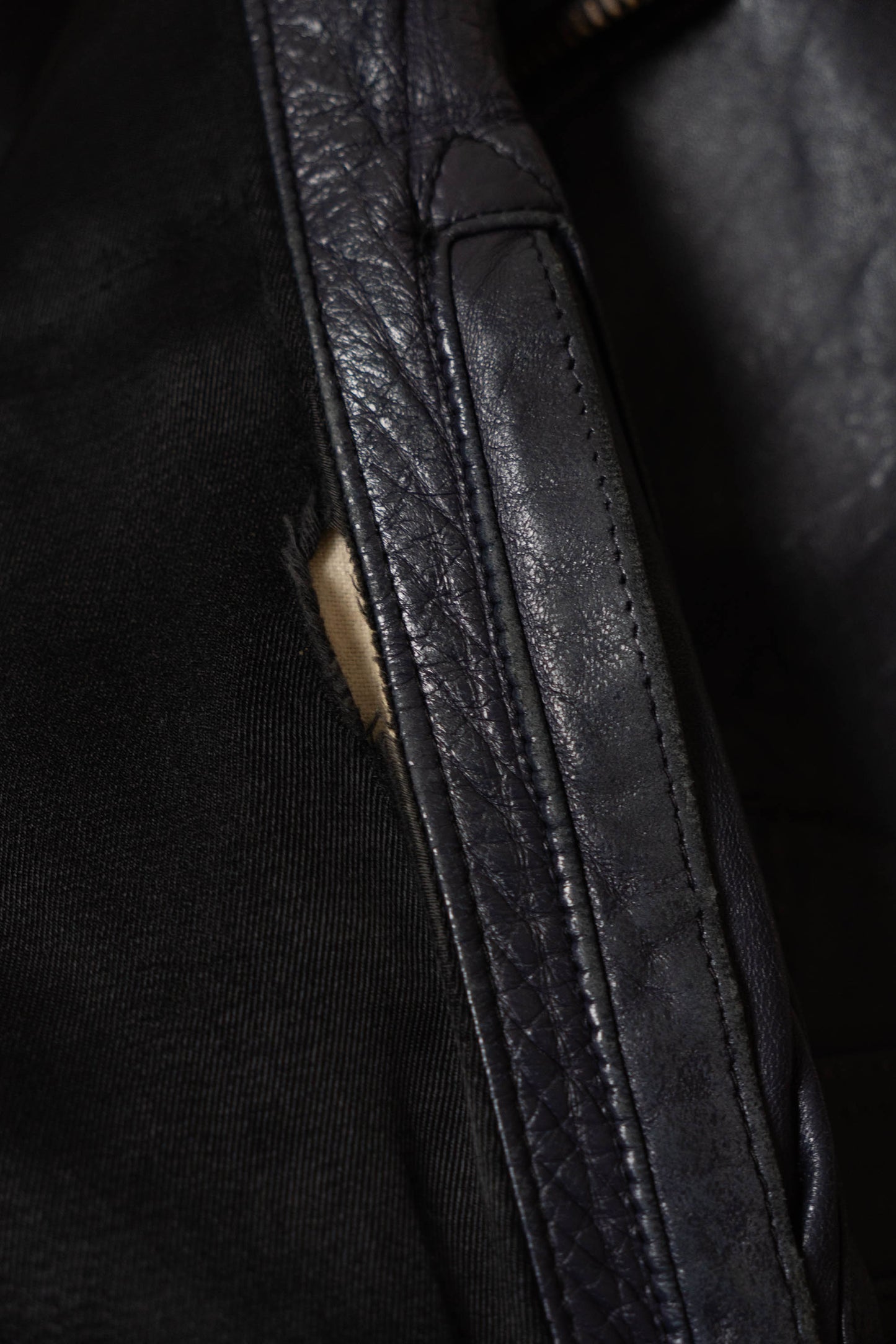 70s French Air Force Pilot Leather Jacket Original