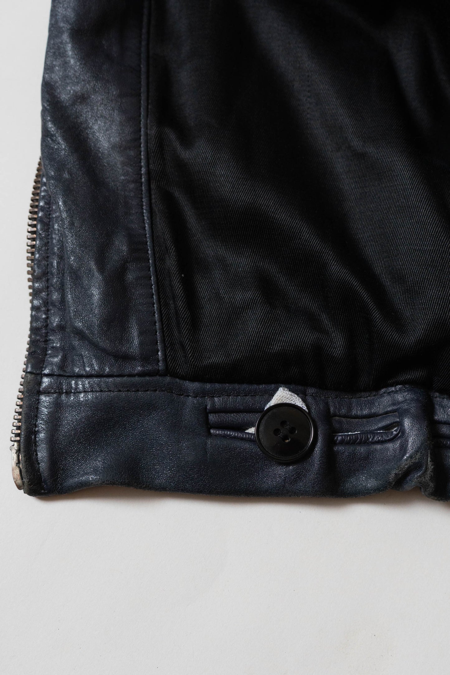 70s French Air Force Pilot Leather Jacket Original