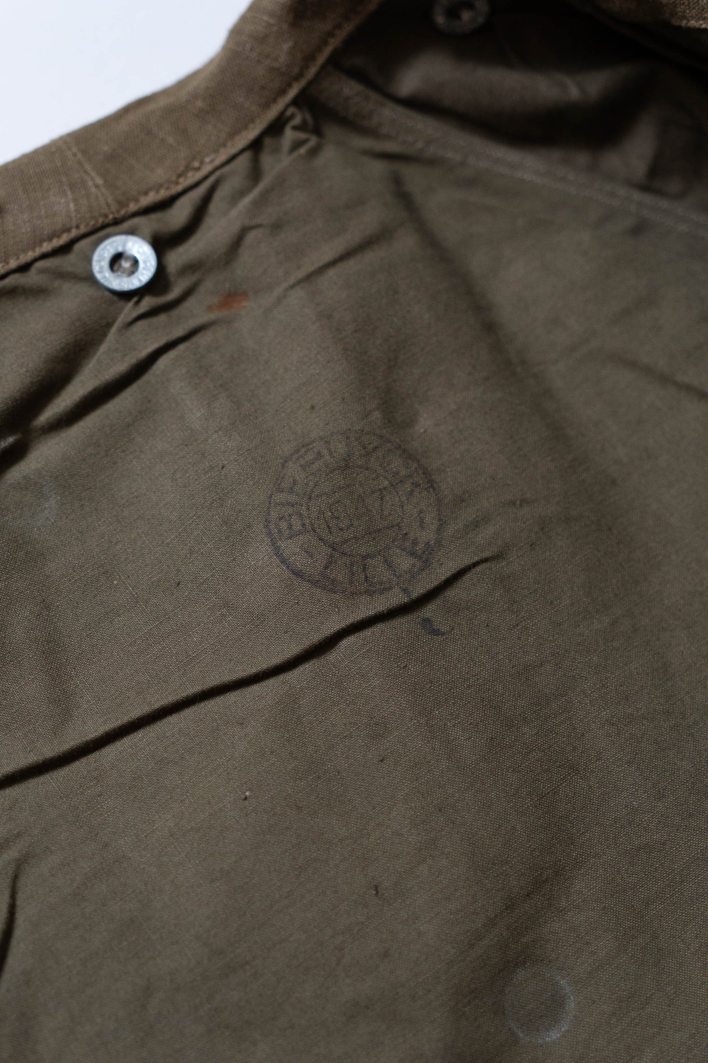 M35 French Army Motorcycle Coat Linen DEADSTOCK 1