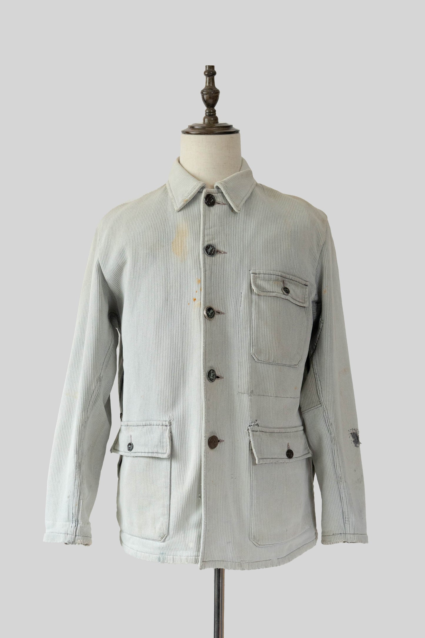 50s LE MONT ST MICHEL COTTON PIQUE HUNTING JACKET