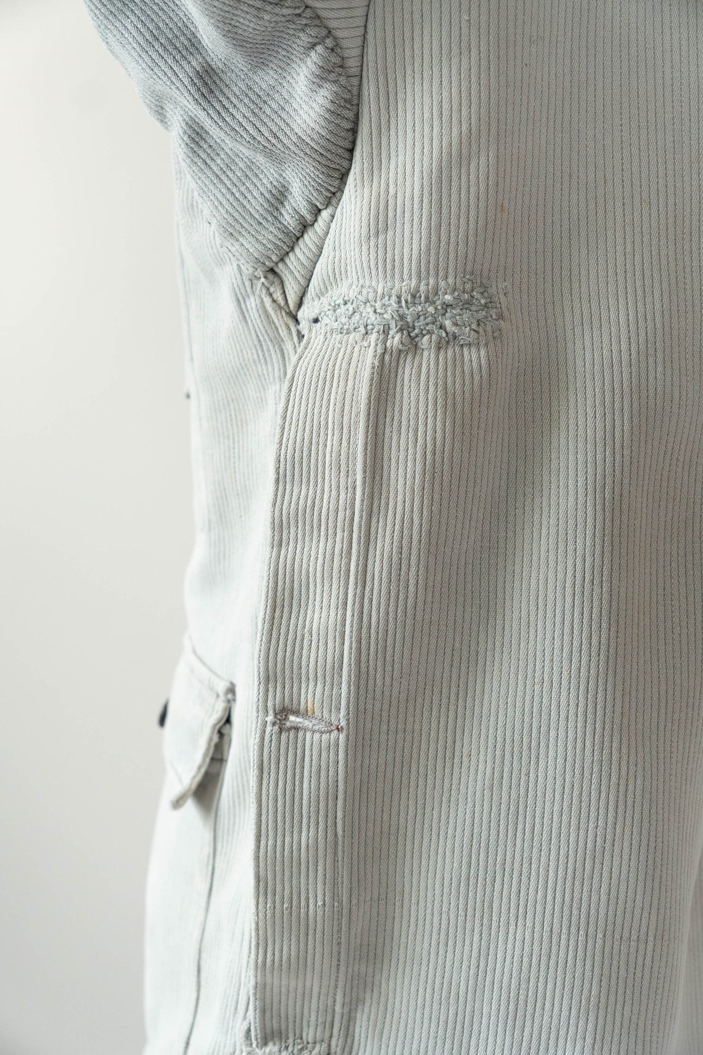50s LE MONT ST MICHEL COTTON PIQUE HUNTING JACKET