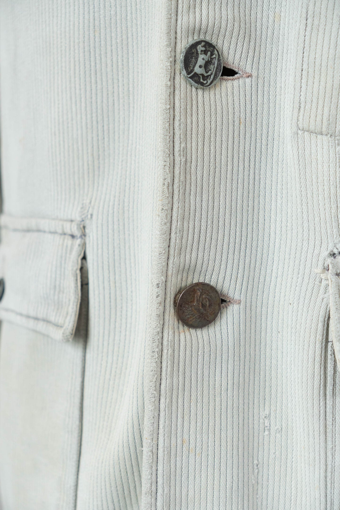 50s LE MONT ST MICHEL COTTON PIQUE HUNTING JACKET