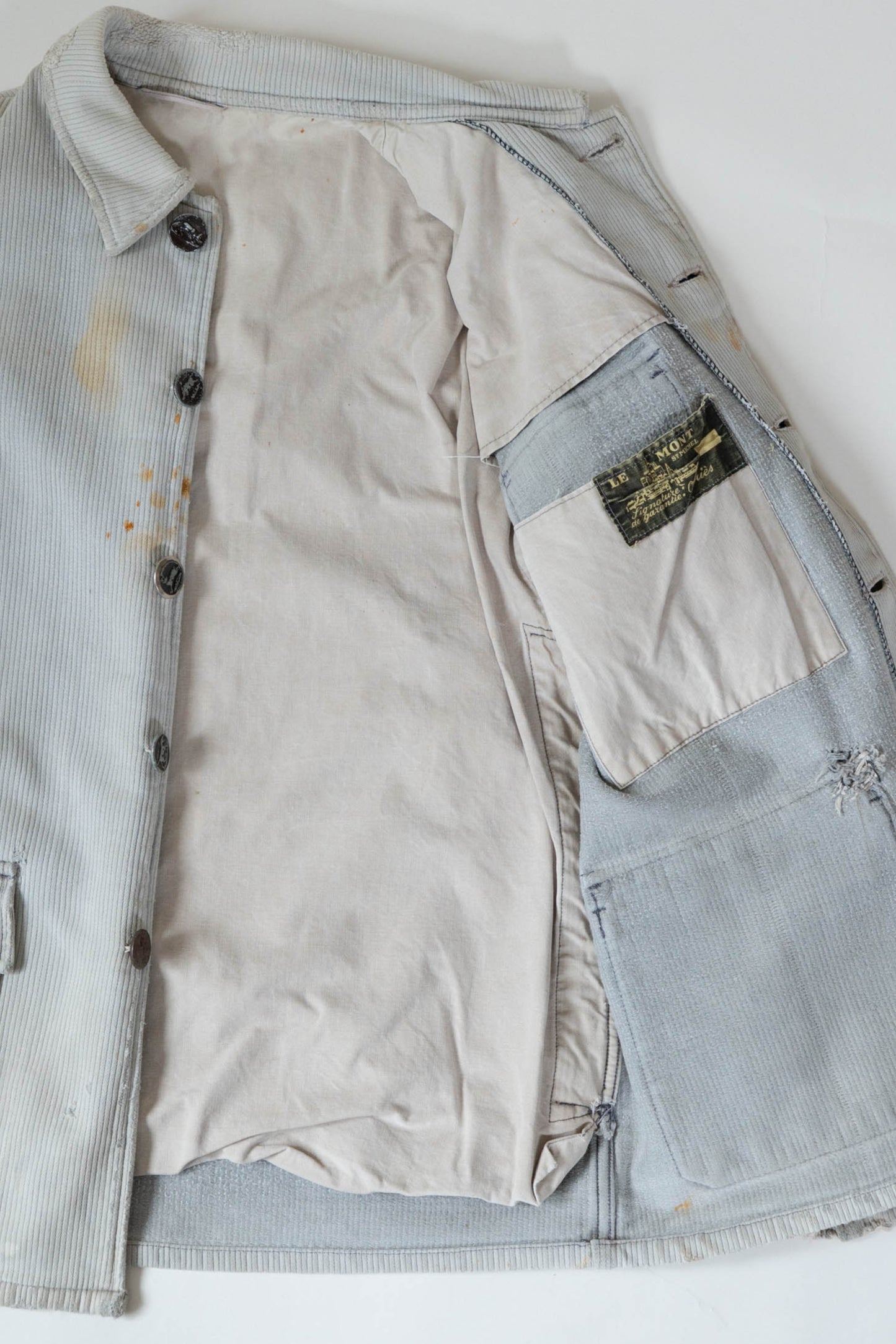 50s LE MONT ST MICHEL COTTON PIQUE HUNTING JACKET