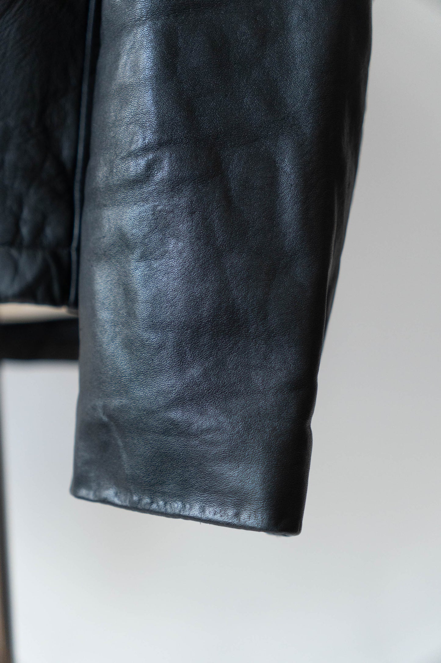 70s French Air Force Pilot Leather Jacket civilian②