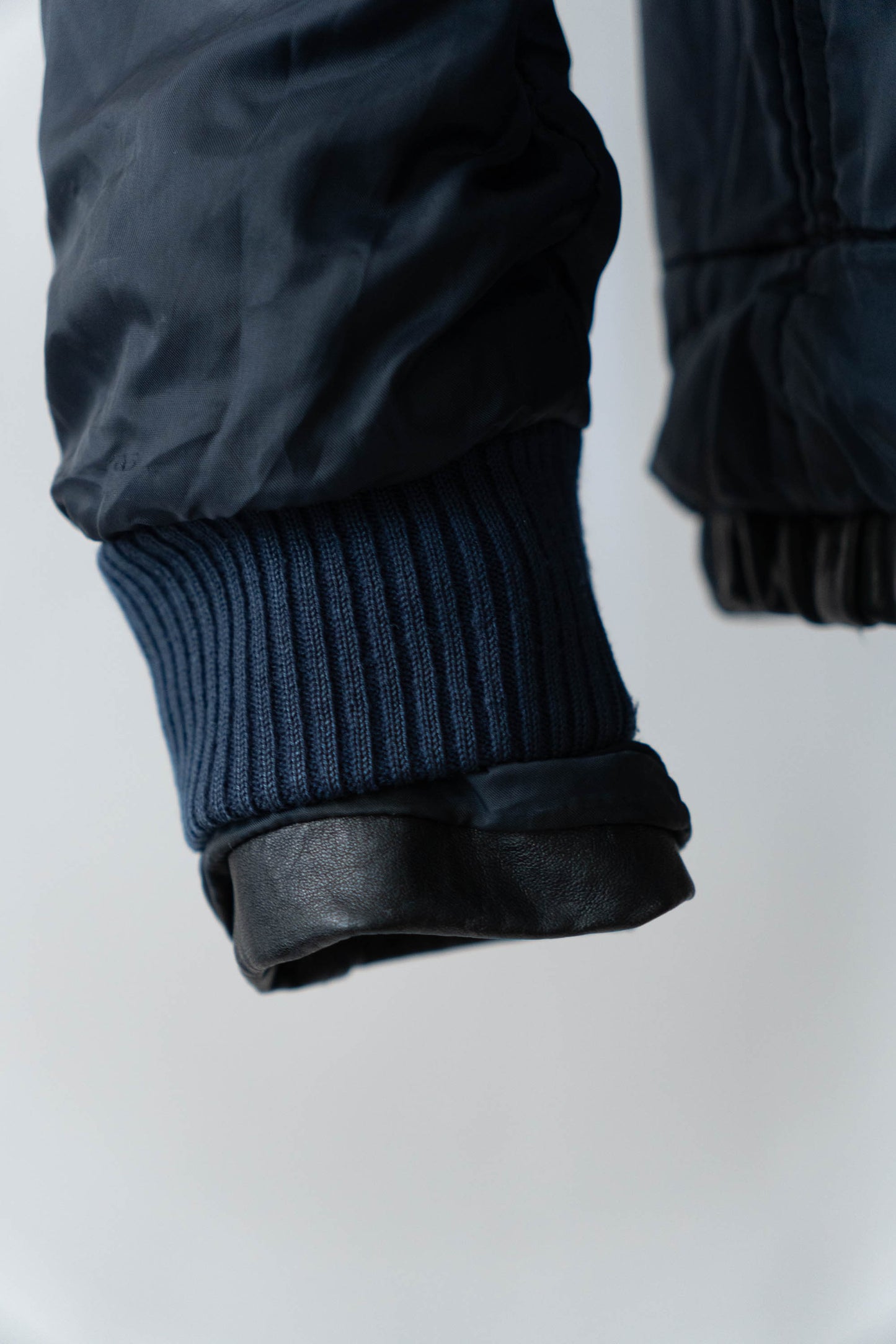 70s French Air Force Pilot Leather Jacket civilian②