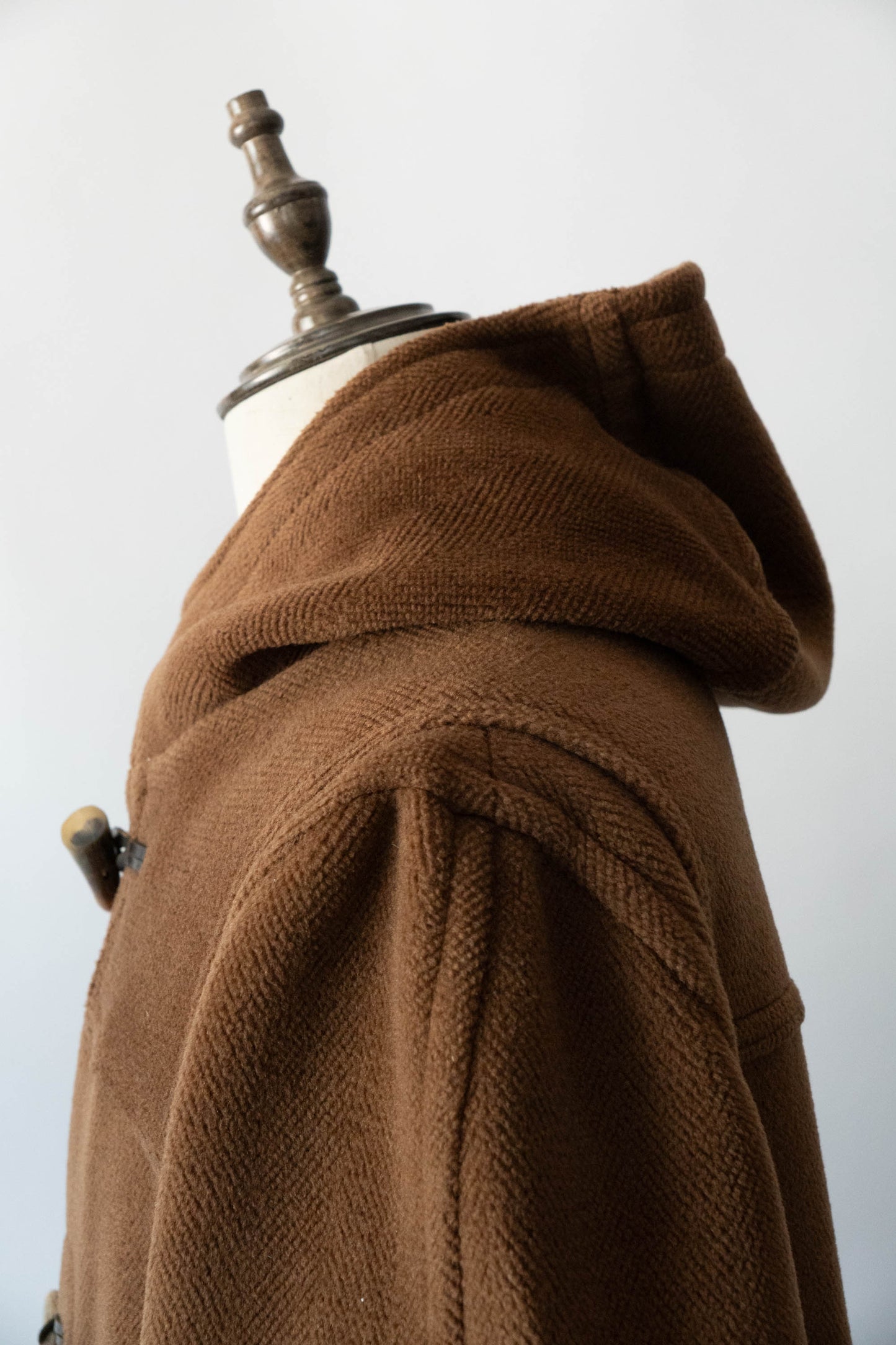 90s Invertere wool hbt duffle coat moorbrok fabric