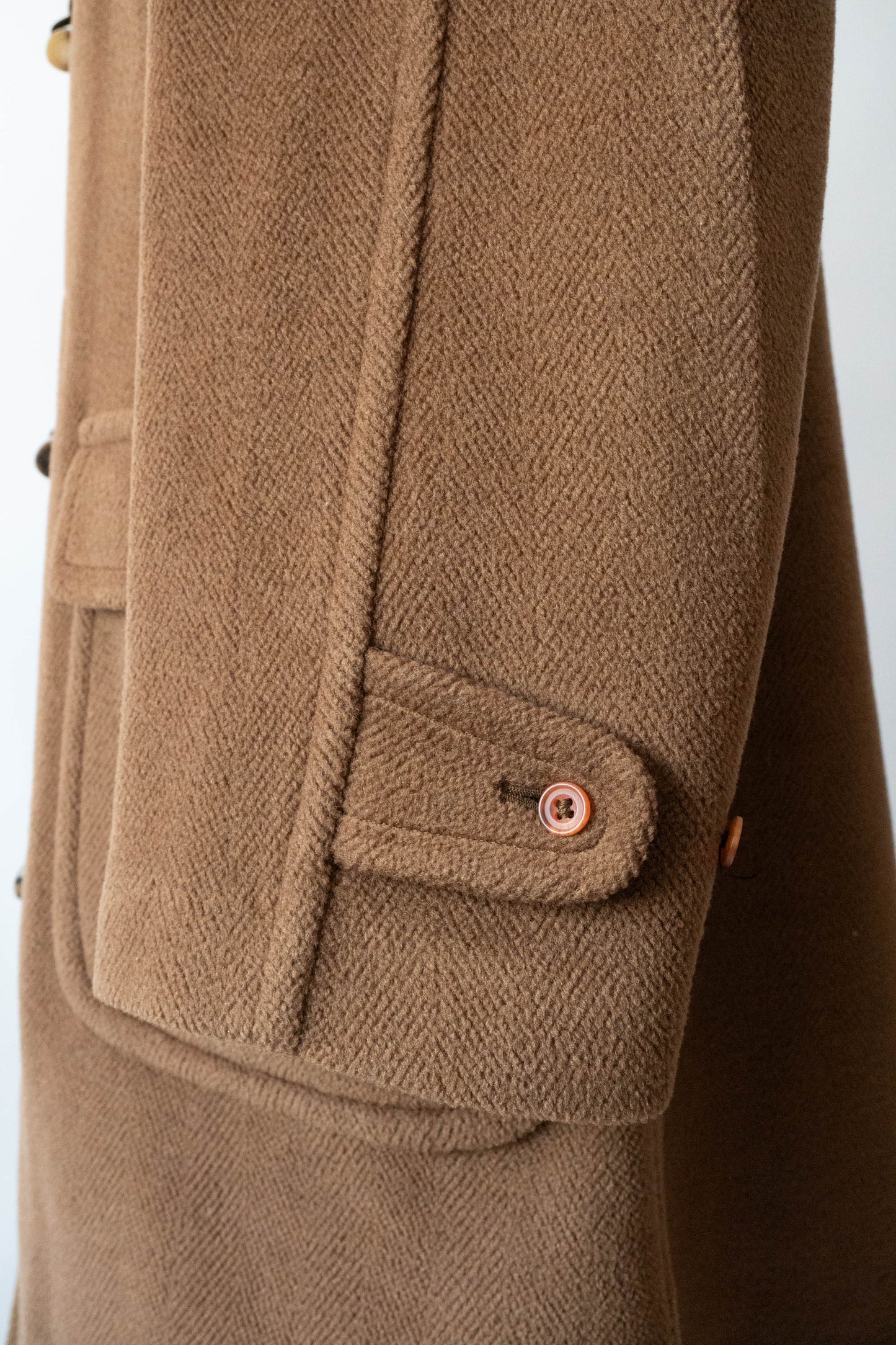 90s Invertere wool hbt duffle coat moorbrok fabric