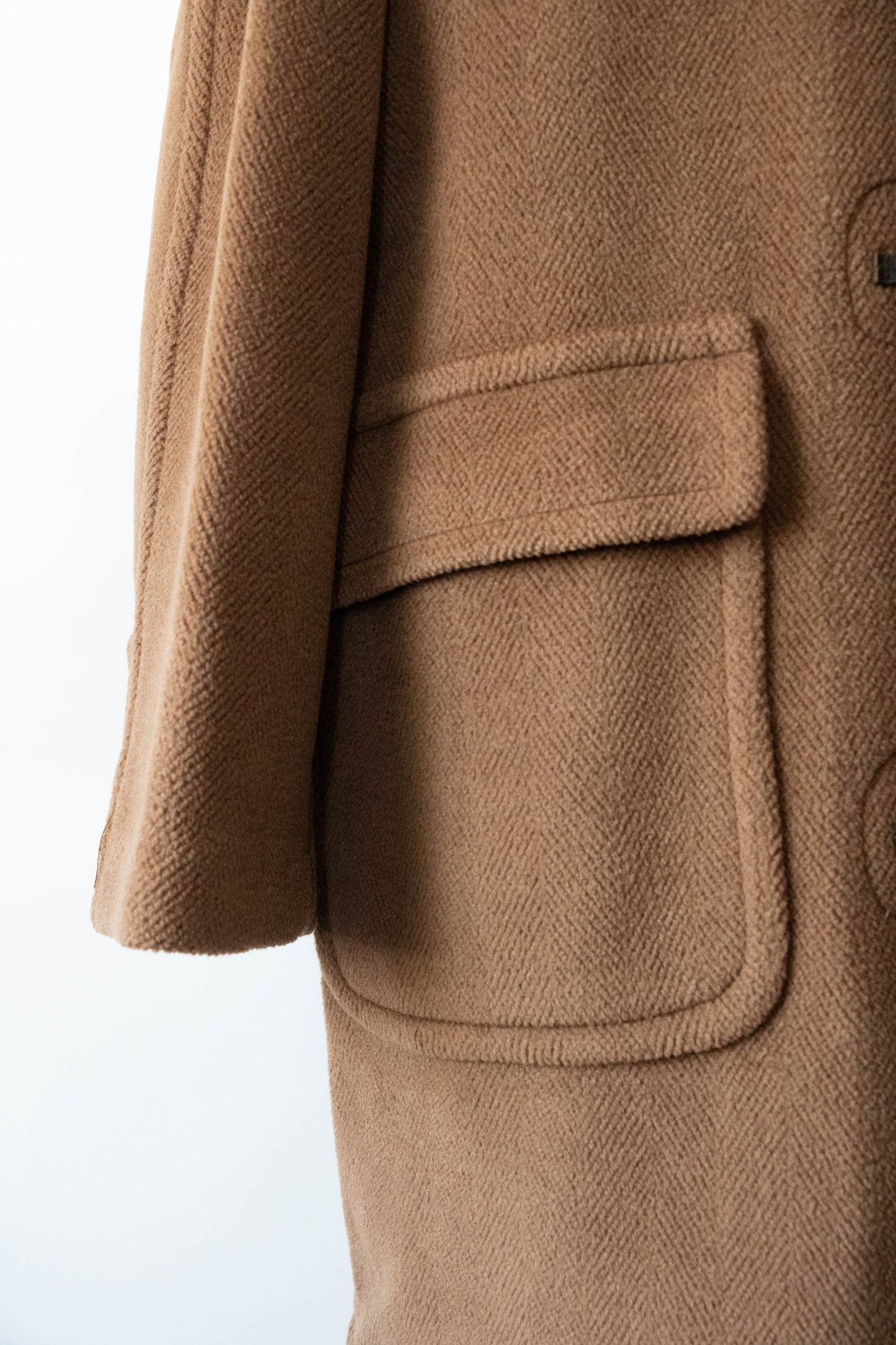 90s Invertere wool hbt duffle coat moorbrok fabric