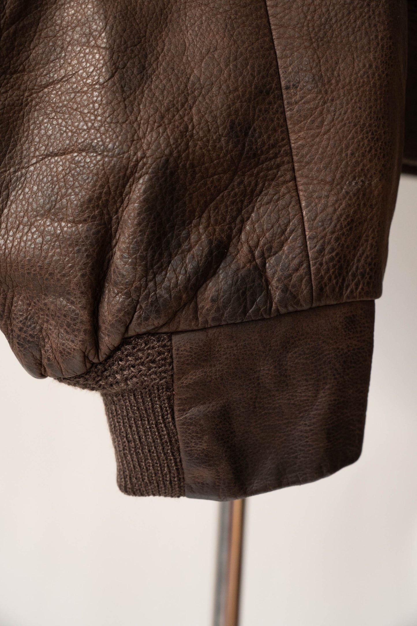 90s seraphin deerskin bomber jacket