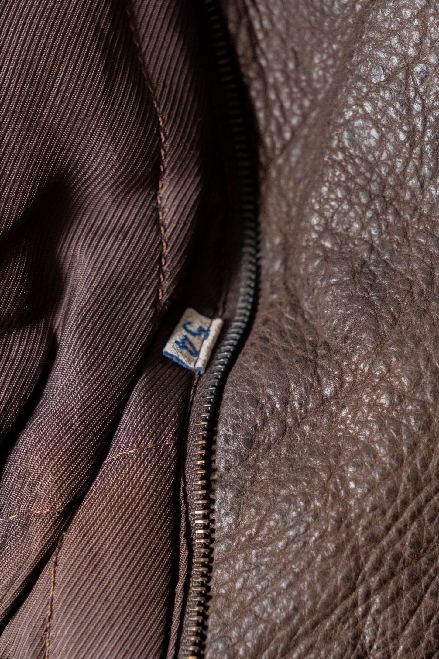 90s seraphin deerskin bomber jacket