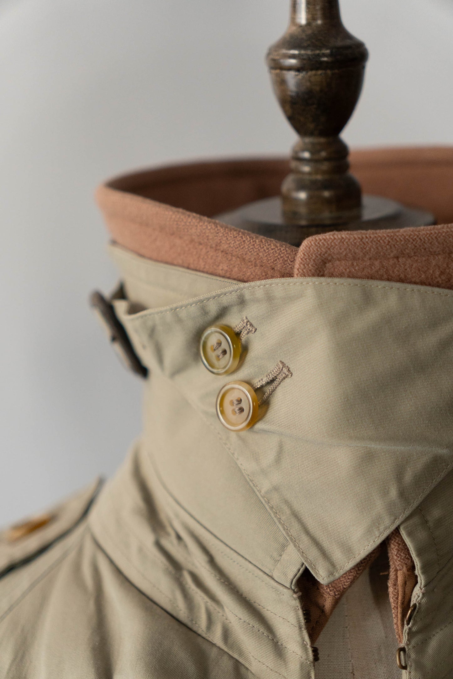 80s burberrys trench coat "trench21" full set cotton fabric