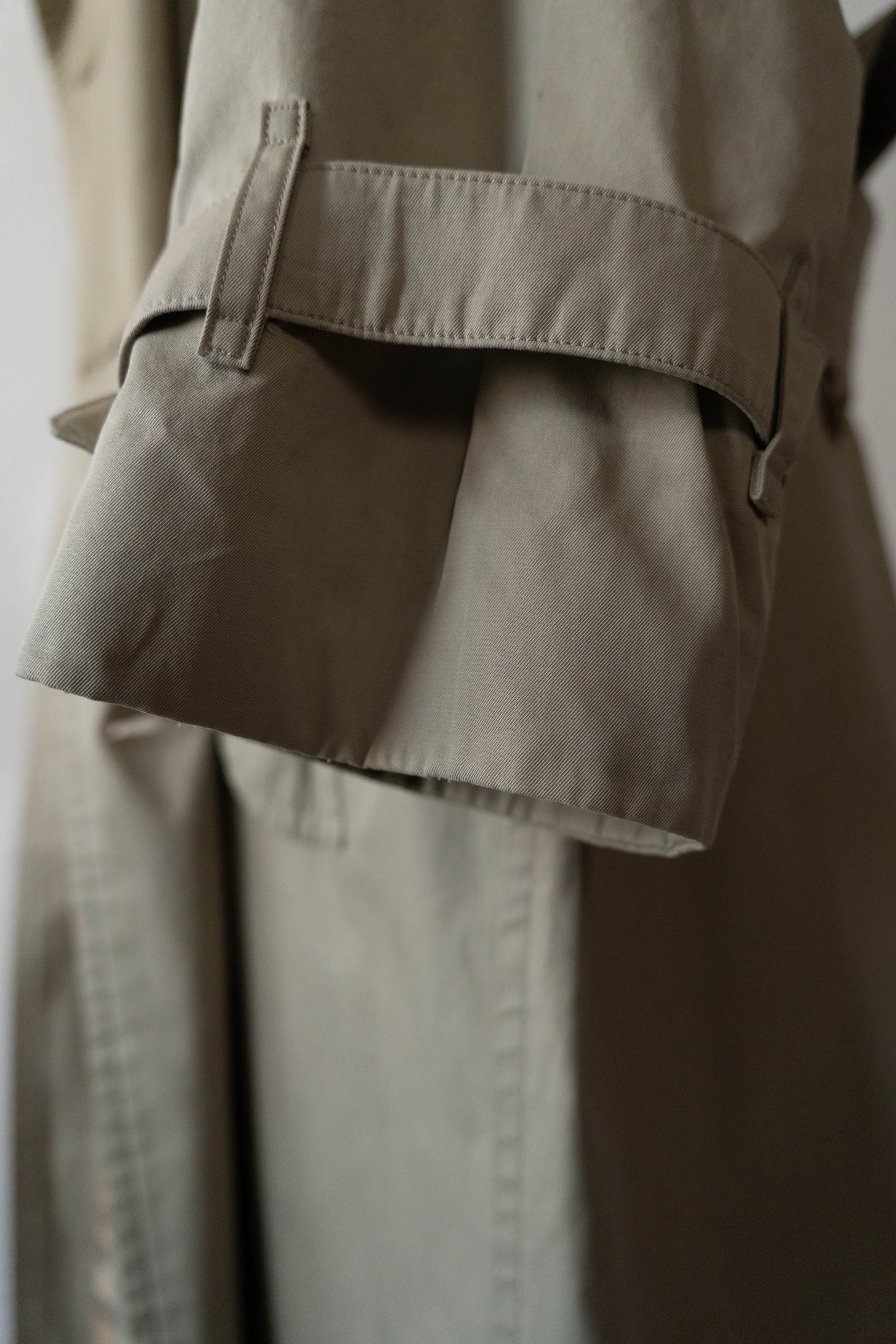 80s burberrys trench coat "trench21" full set cotton fabric