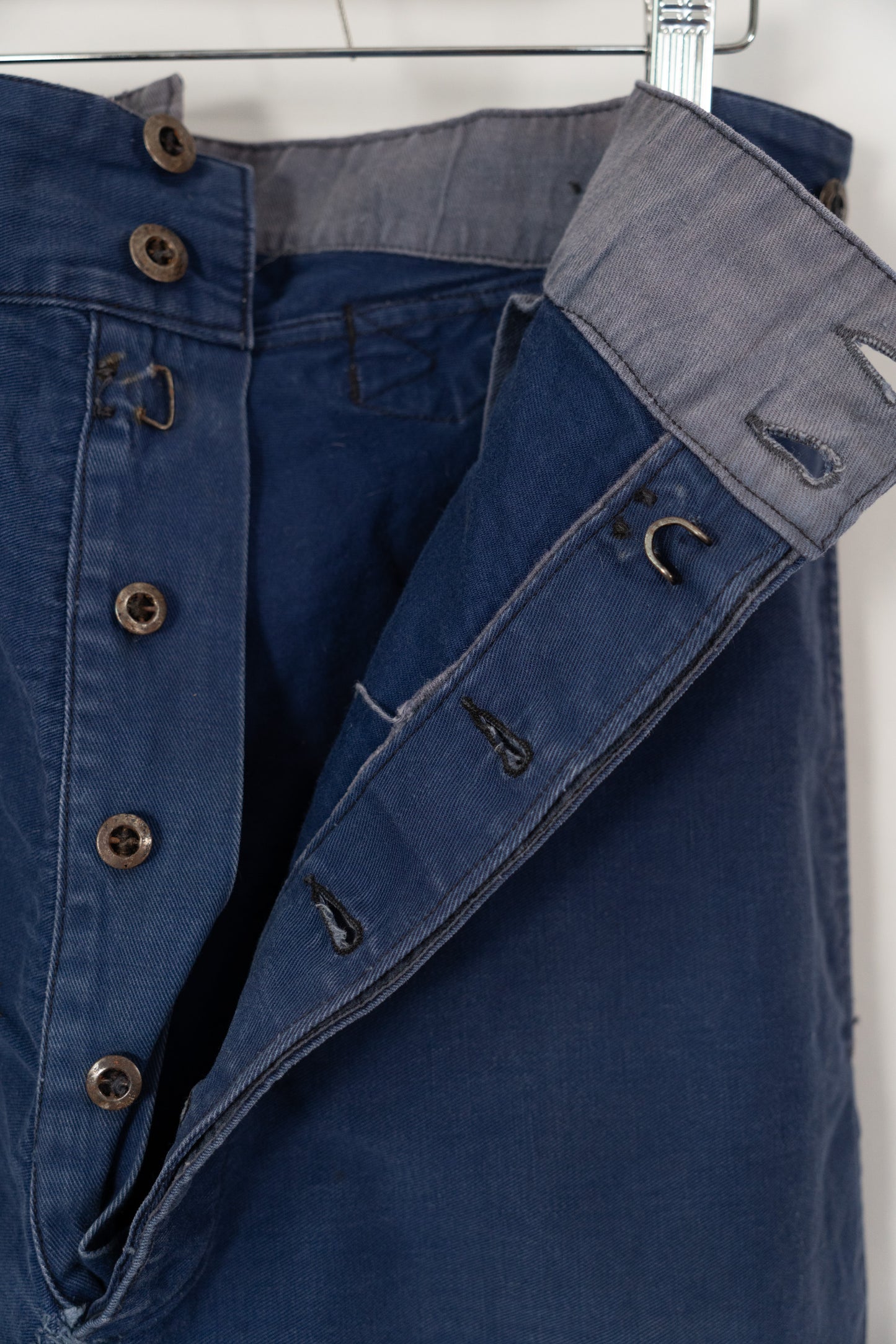 Pantalon de travail français en sergé de coton des années 40 « Saint-Georges »