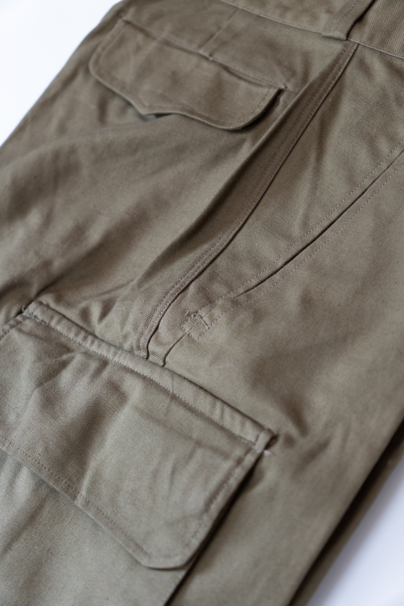 Pantalon de campagne M-47 de l'armée française, modèle ancien, boutons métalliques, taille 33, DEADSTOCK