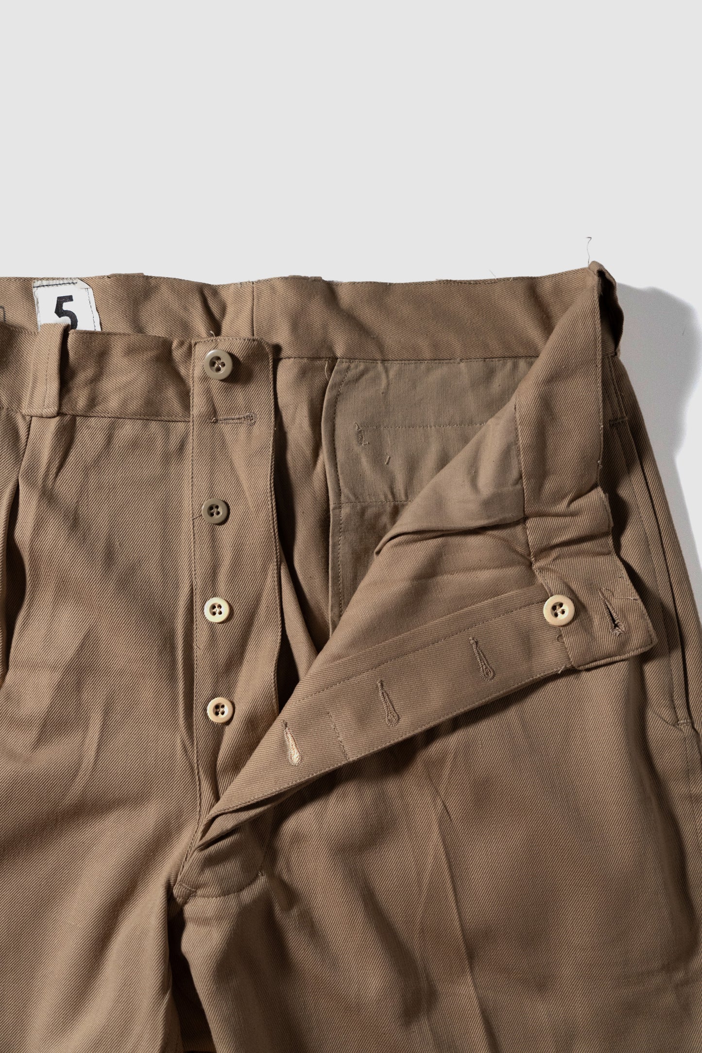 50s French Army M-52 Chino Short Trousers DEADSTOCK