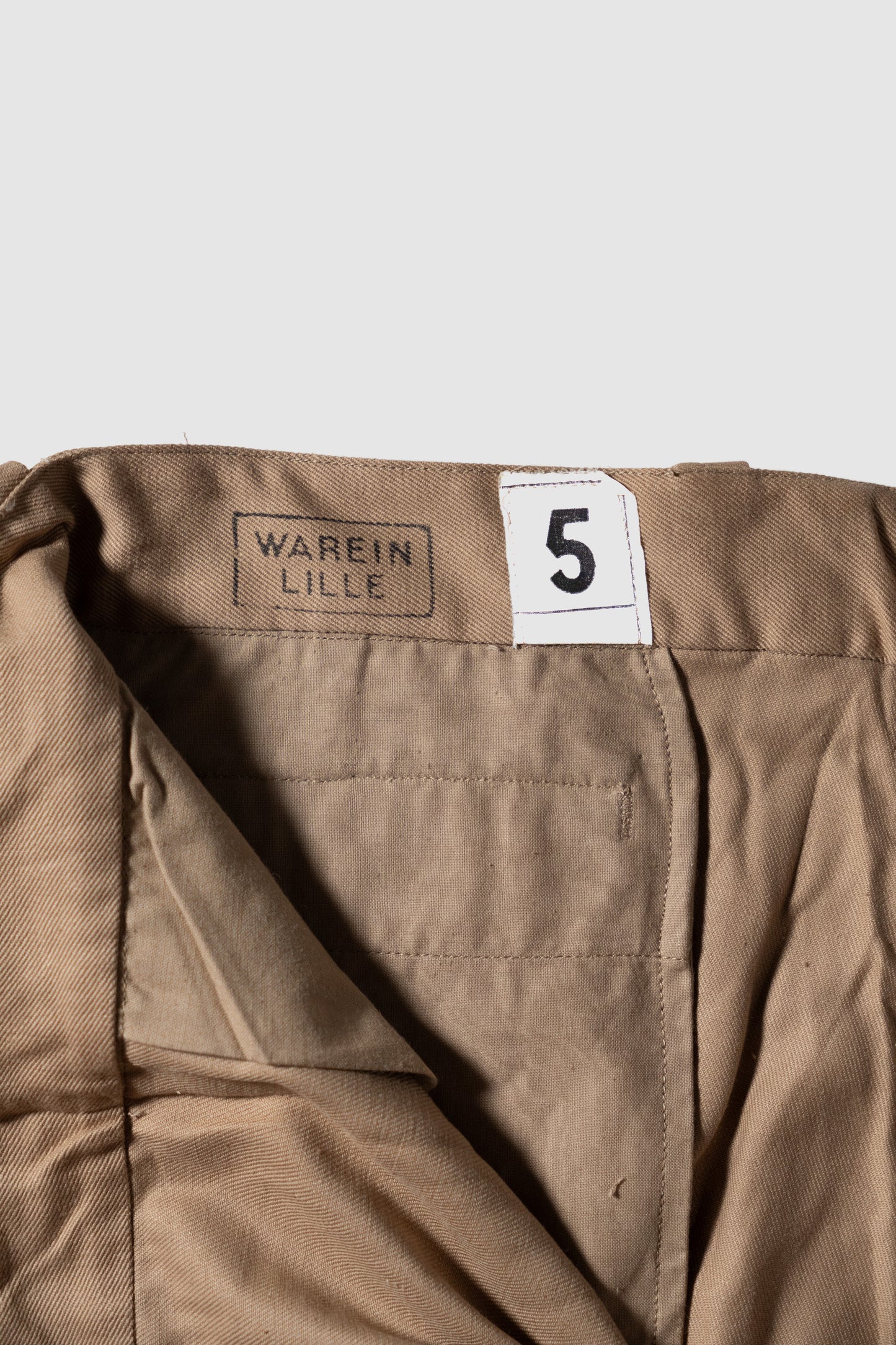 50s French Army M-52 Chino Short Trousers DEADSTOCK