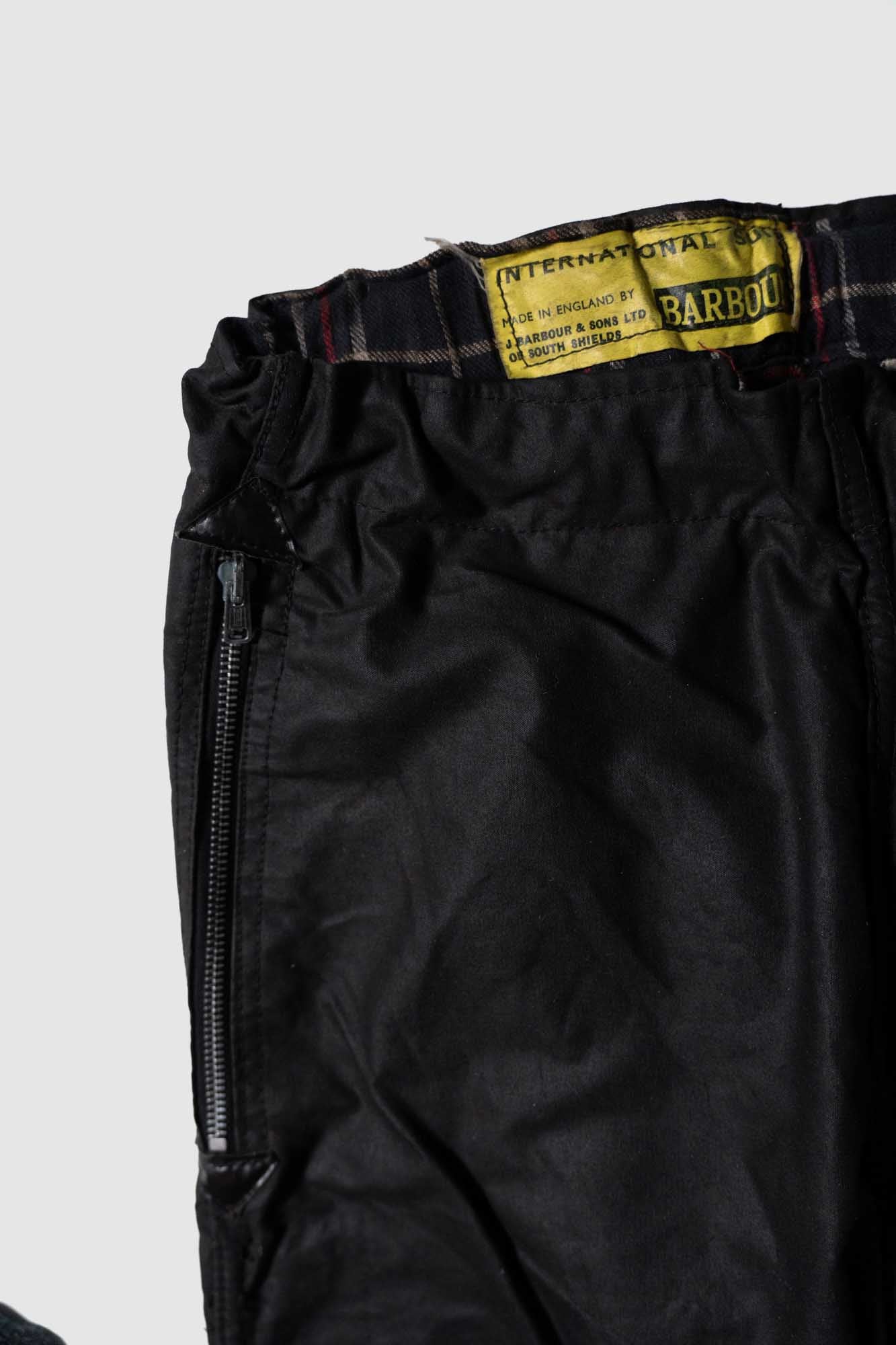 60er Jahre Barbour International Motorradanzug Yellow Tag