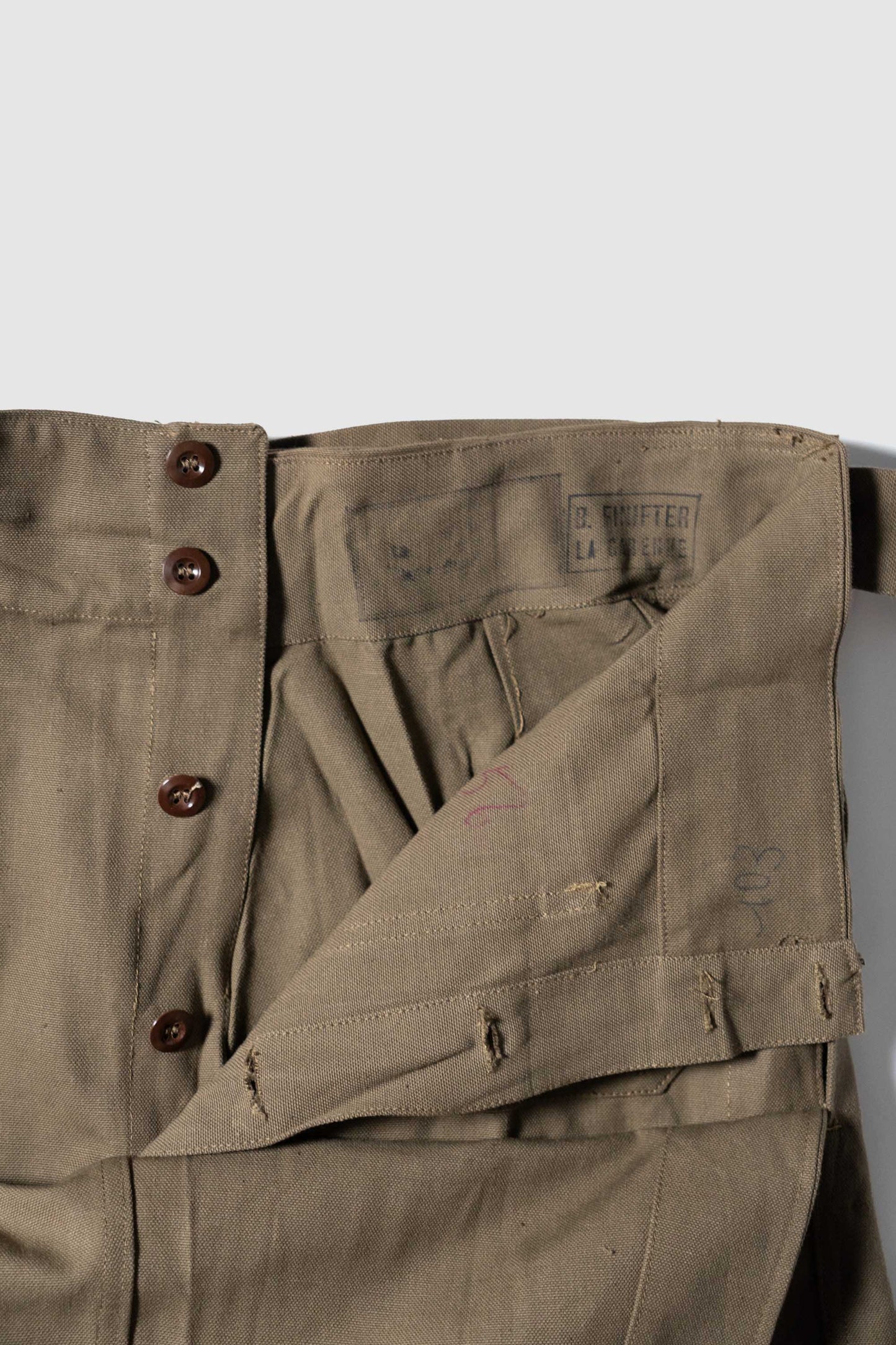 40s French Army M38 Motor Cycle pants LateModel DEAD STOCK