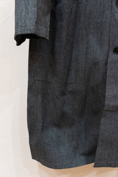 50-60s Black Chambray AtelierCoat "AU MOLINEL" DEAD STOCK