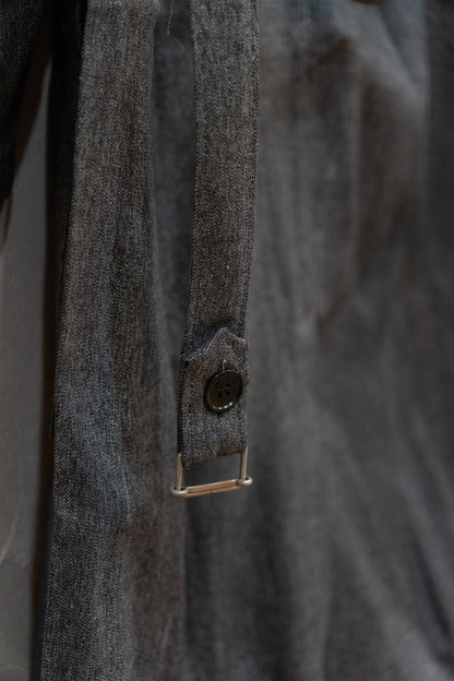 50-60s Black Chambray AtelierCoat "AU MOLINEL" DEAD STOCK