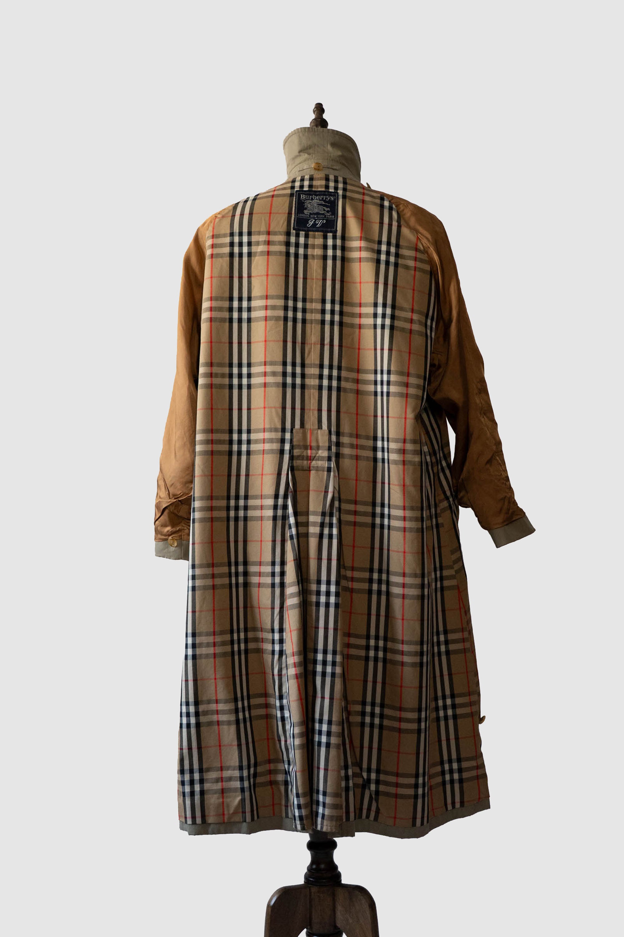 80s Burberry trench21 フルセット 薄玉虫 80s burberrys trench coat 