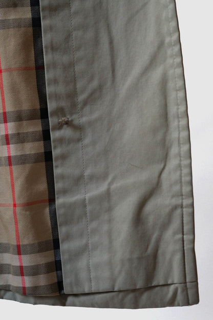 80s burberrys trench coat "trench21" full set cotton fabric