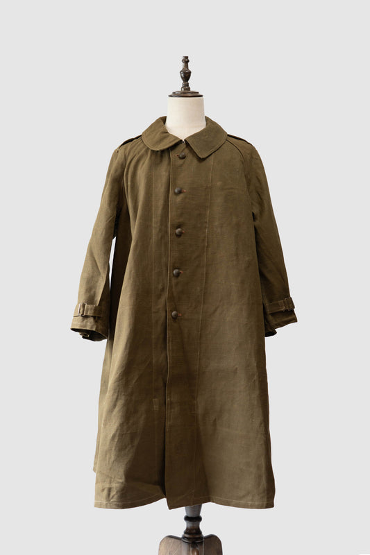 M35 French Army Motorcycle Coat Linen DEADSTOCK 2