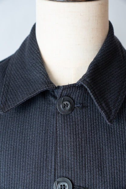 60s French Work Cotton Pique Hunting Jacket "Le Beau-Fort"　