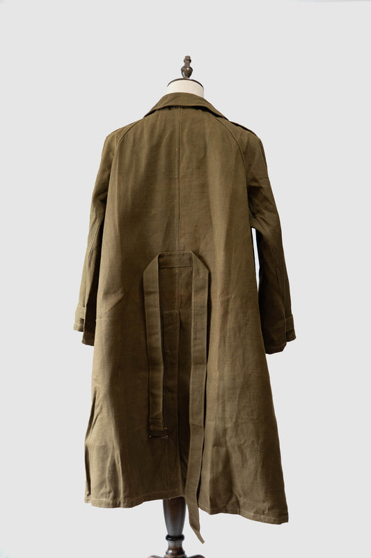 M35 French Army Motorcycle Coat Linen DEADSTOCK 2