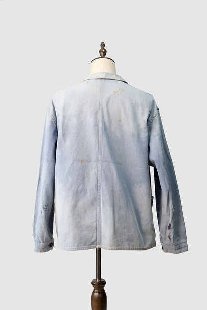 40s French Work Cotton Twill Jacket "Adolphe Lafont"