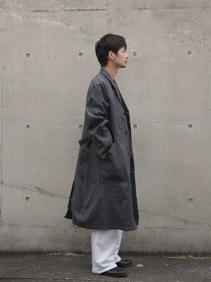 50-60s Black Chambray AtelierCoat "AU MOLINEL" DEAD STOCK