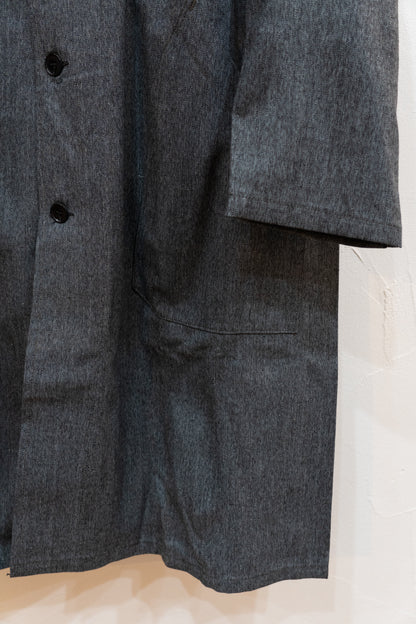50-60s Black Chambray AtelierCoat "AU MOLINEL" DEAD STOCK