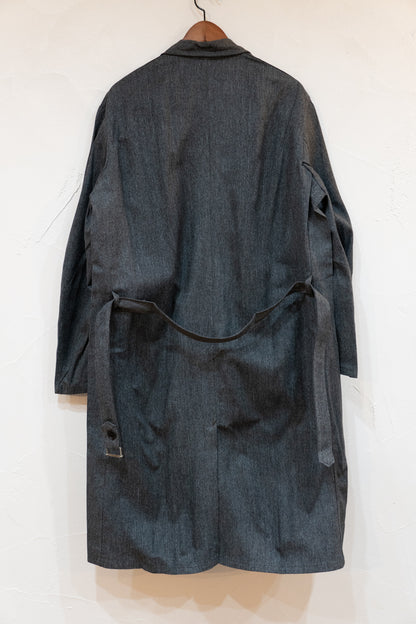 50-60s Black Chambray AtelierCoat "AU MOLINEL" DEAD STOCK