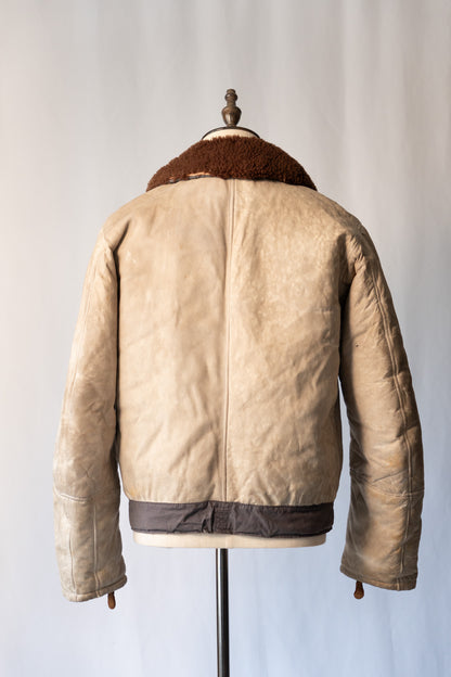 40s German Air force Luftwaffe Sheepskin Mouton Kanal Jacket