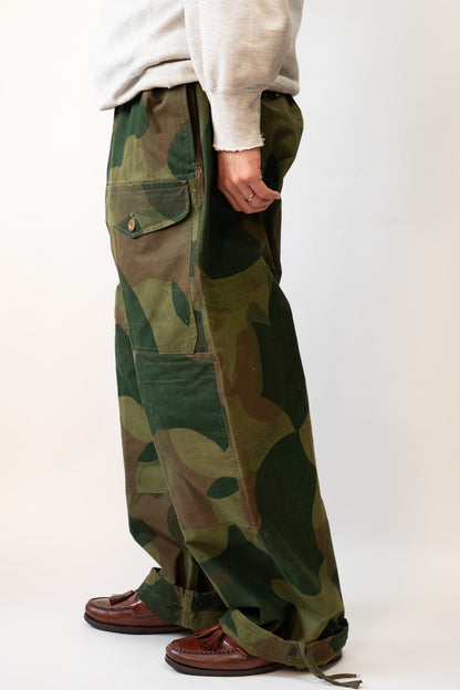 50s Belgian Army Ball&amp;Moon Camoflauge Over Pants Early Model