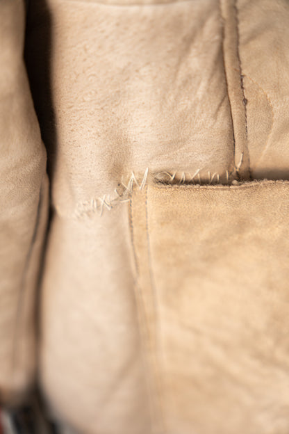 40s German Air force Luftwaffe Sheepskin Mouton Kanal Jacket