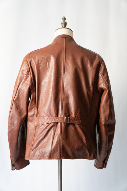 〜40s Sweden Work Goatskin Double Breasted Leather Jacket