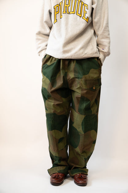 50s Belgian Army Ball&amp;Moon Camoflauge Over Pants Early Model