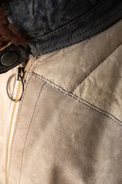 40s German Air force Luftwaffe Sheepskin Mouton Kanal Jacket