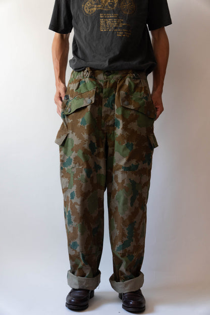 60s GERMAN ARMY BLUMENTARN CAMOUFLAGE TROUSER DEADSTOCK