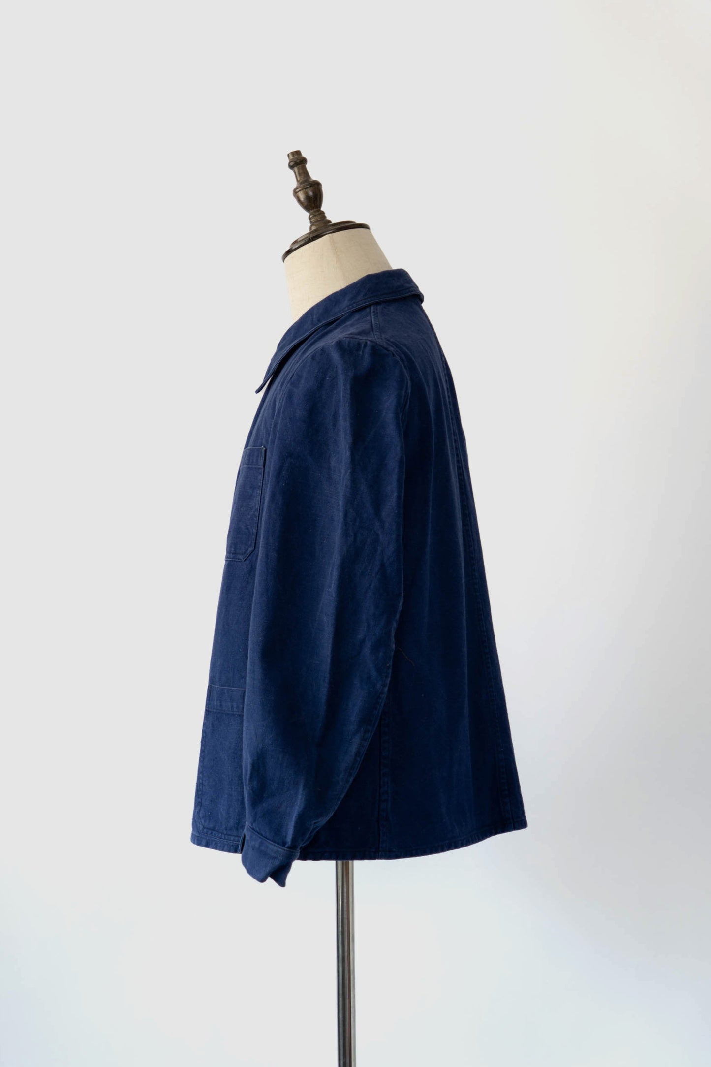 ~30s French Work Blue Cotton Twill Jacket