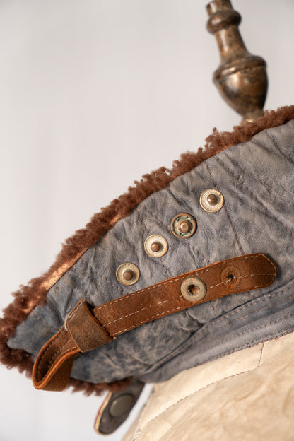 40s German Air force Luftwaffe Sheepskin Mouton Kanal Jacket