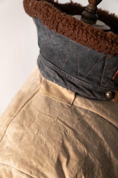 40s German Air force Luftwaffe Sheepskin Mouton Kanal Jacket