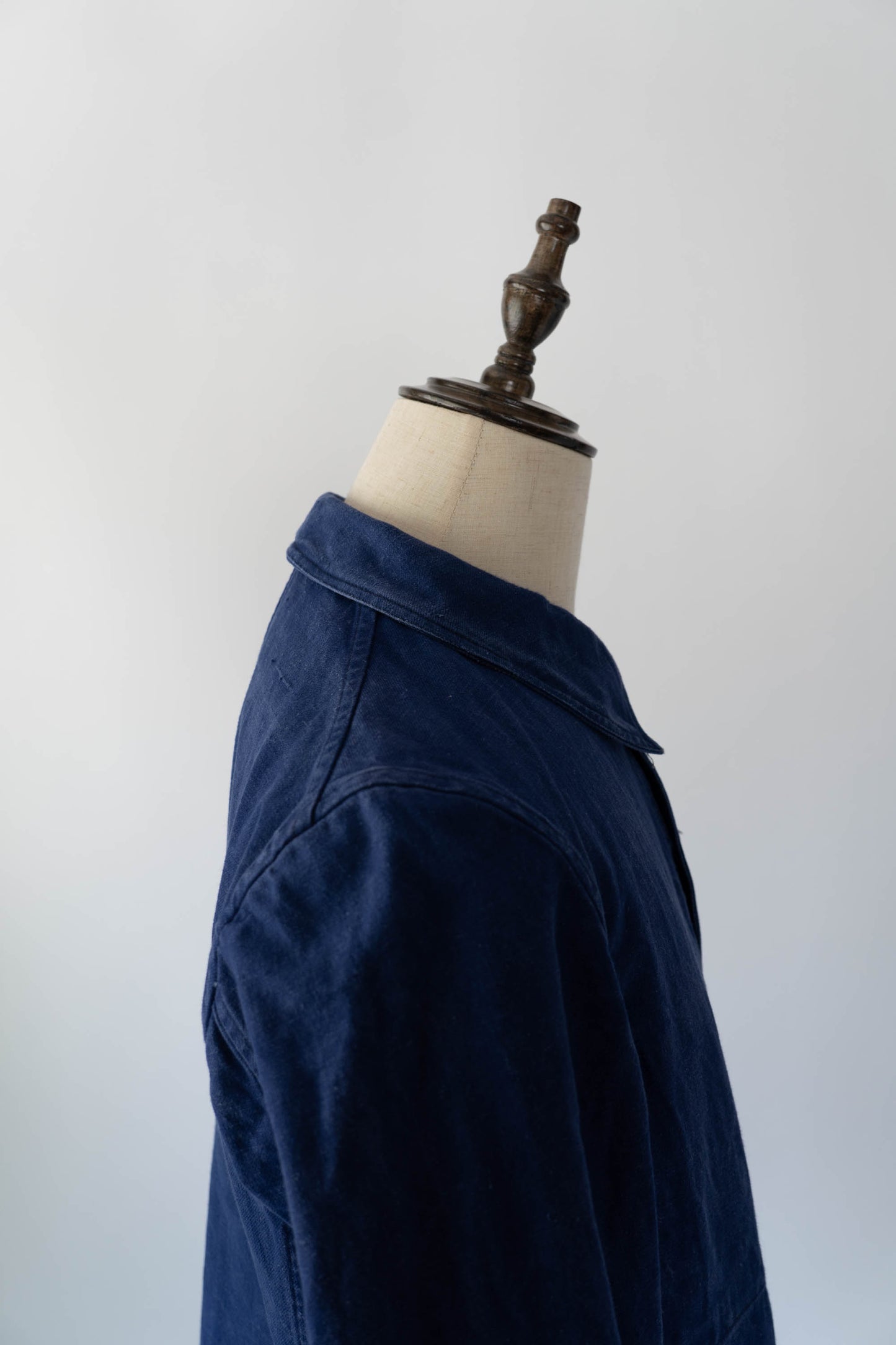 ~30s French Work Blue Cotton Twill Jacket