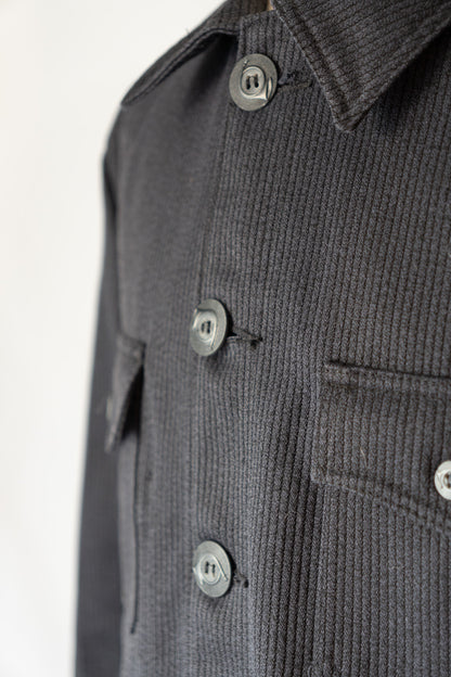 60s French Work Cotton Pique Hunting Jacket "Le Beau-Fort"　