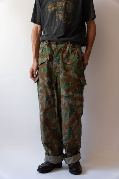 60s GERMAN ARMY BLUMENTARN CAMOUFLAGE TROUSER DEADSTOCK