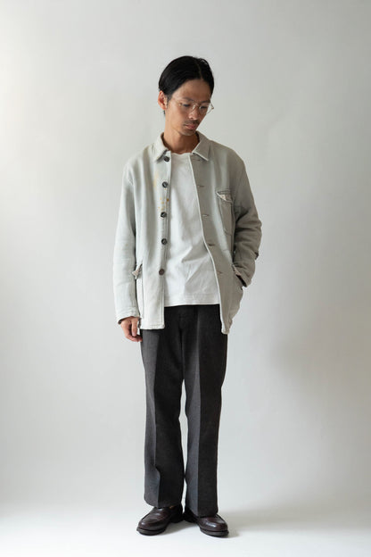 50s LE MONT ST MICHEL COTTON PIQUE HUNTING JACKET