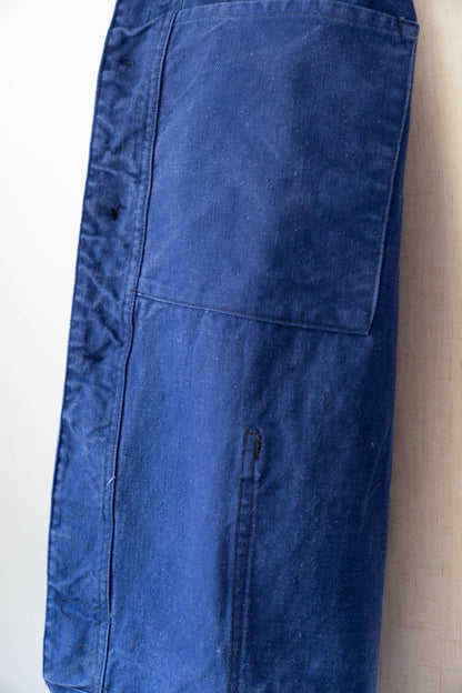 ~30s French Work Blue Cotton Twill Jacket