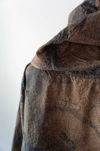 ~80s Yugoslavia Army Sniper Smock Microdot Camouflage With Groove Bag DEADSTOCK