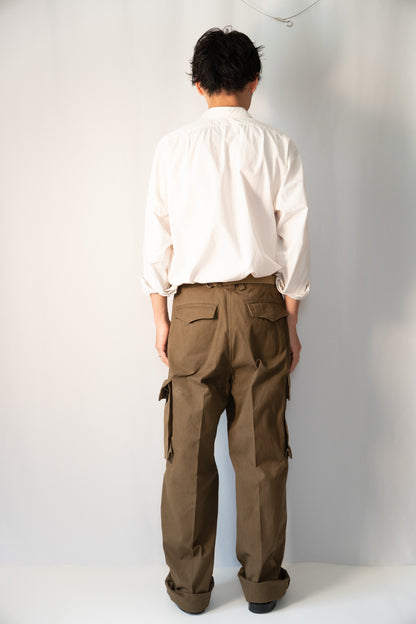 1940 年代法國陸軍 M-47 野戰褲 Hopsack LateModel DEADSTOCK